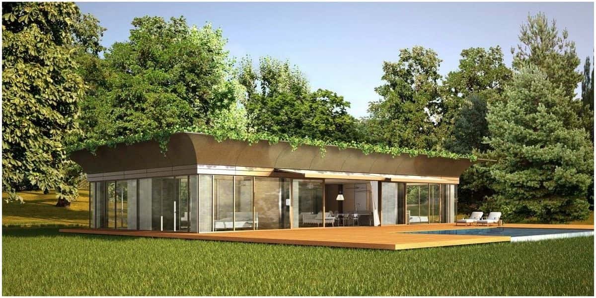 Design créatif de l'architecture écologique verte